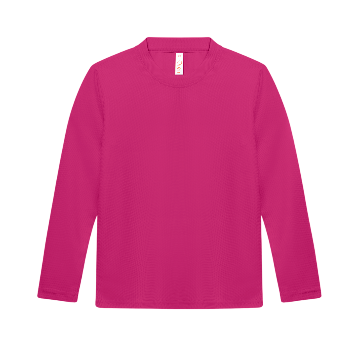 Nova Microfibre Long Sleeve Dry Tee (Kids) - Magenta