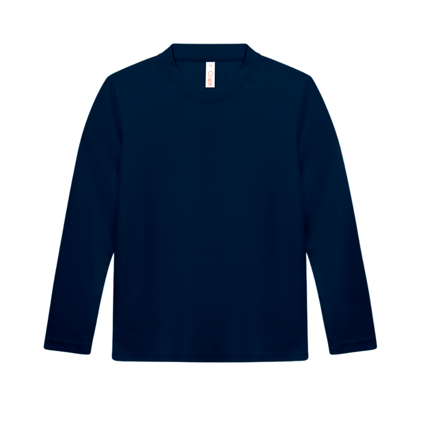 Nova Microfibre Long Sleeve Dry Tee (Kids) - Navy Pro