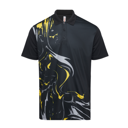 Castor Microfibre Dry Polo - Black