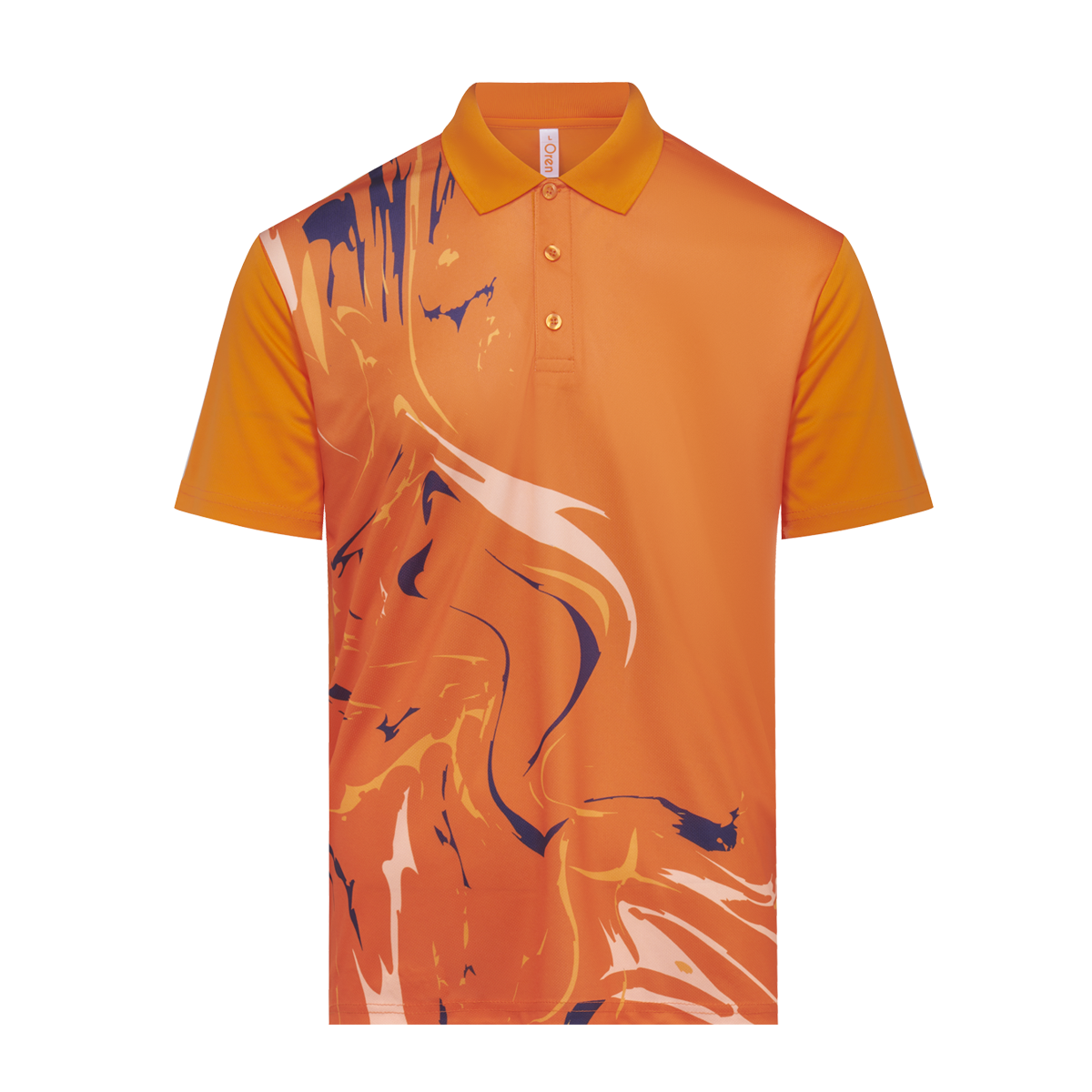 Castor Microfibre Dry Polo - Orange