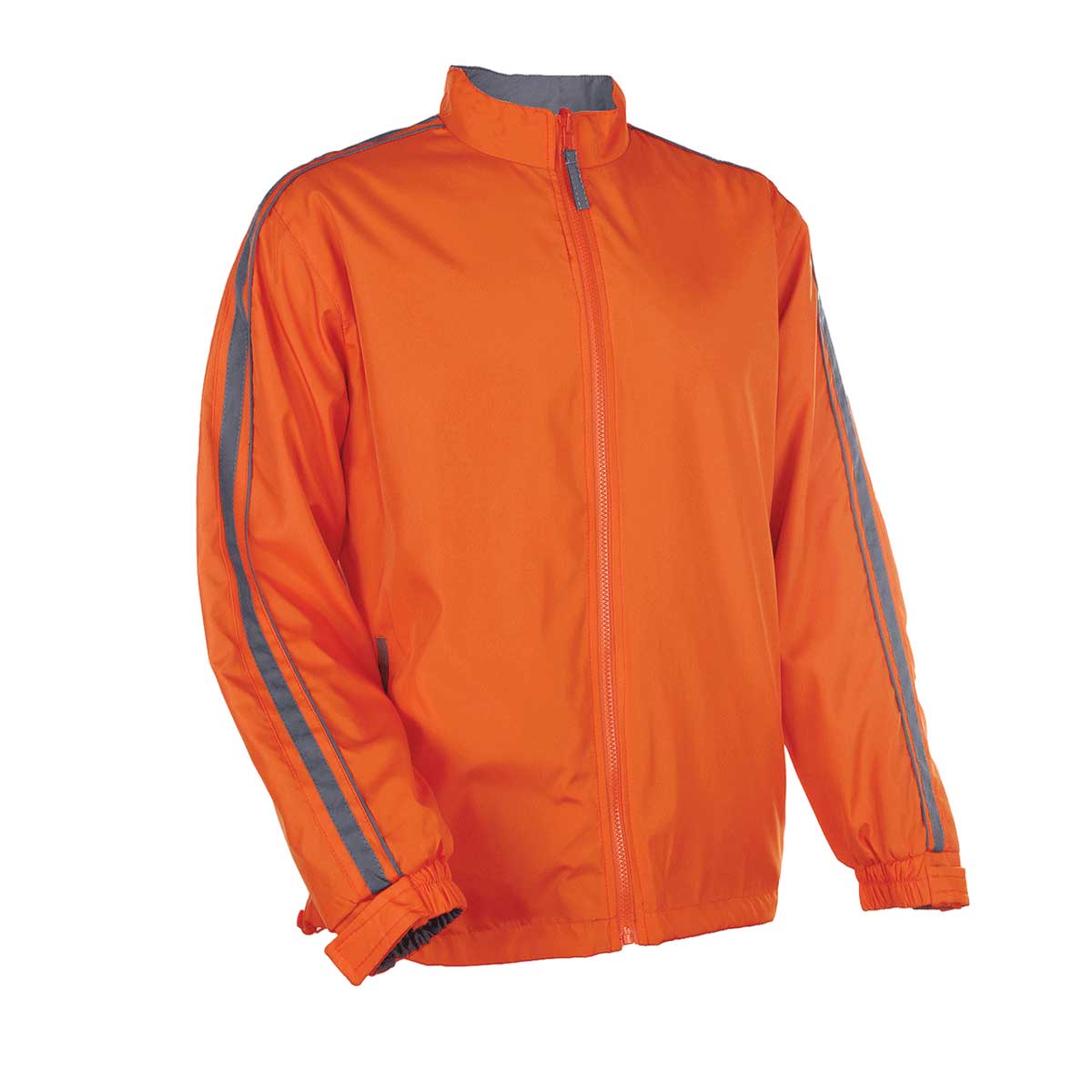 Ganymede Stripe Reversible Windbreaker - Orange ( P / Grey )