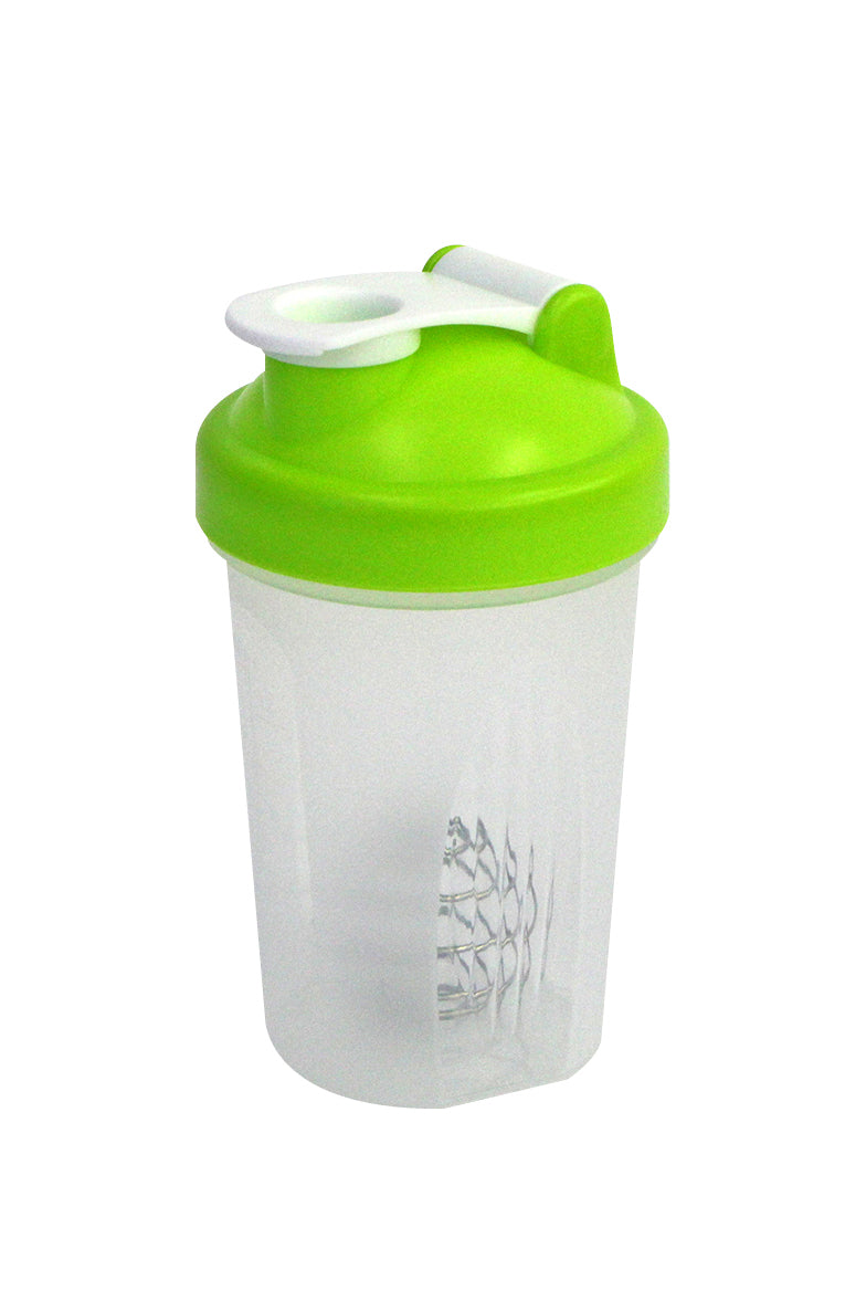 Customizable BPA-free sports shaker bottle in green with a mixing ball, perfect for corporate gifts