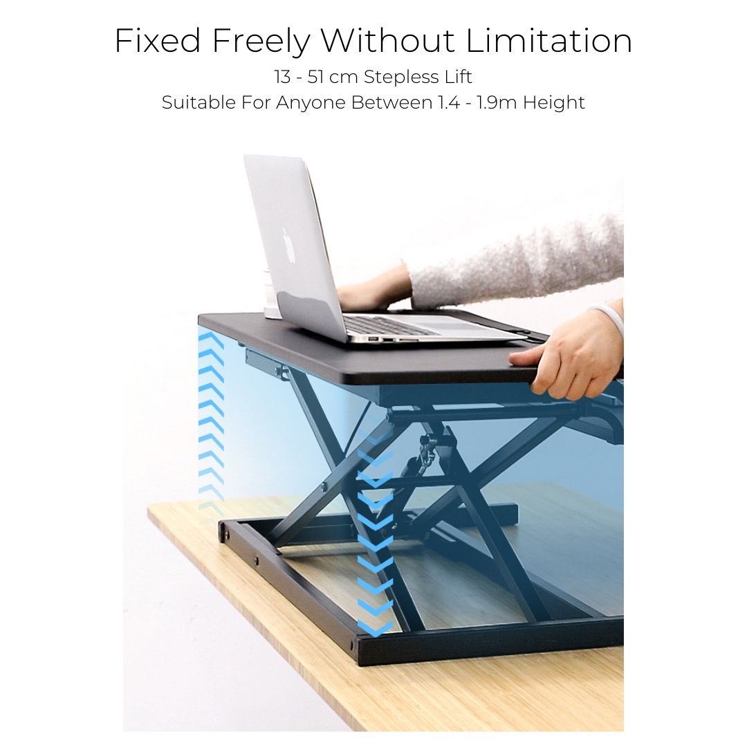 Ergonomic Height Adjustable Desk Converter