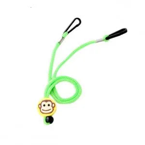 CARTOON CHARACTER MASK HOLDING LANYARD