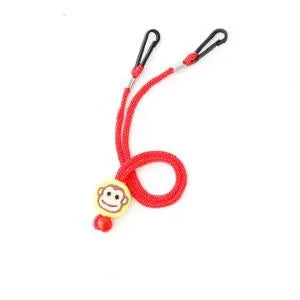 CARTOON CHARACTER MASK HOLDING LANYARD