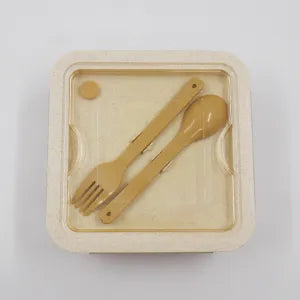 LUNCH BOX WITH CUTLERY SET