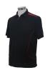 Microfibre Needle Knit Polo Tee with Zipper