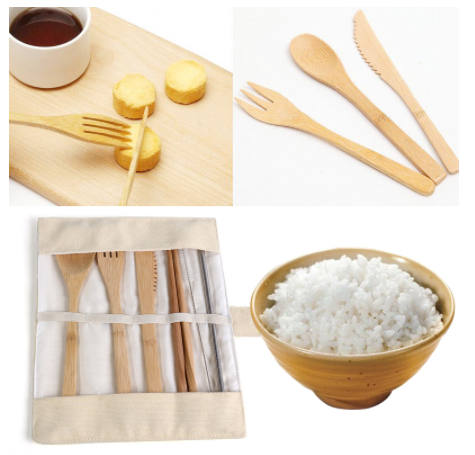 Robyn Bamboo Reusable Cutlery Set
