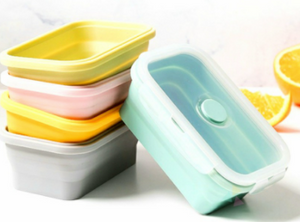 Afia Microwave Safe Collapsible Silicone Lunch Box